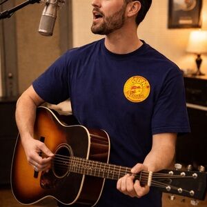 Vintage Style Sun Studio Memphis Tennessee Rockabilly Music T Shirt XL Elvis Era